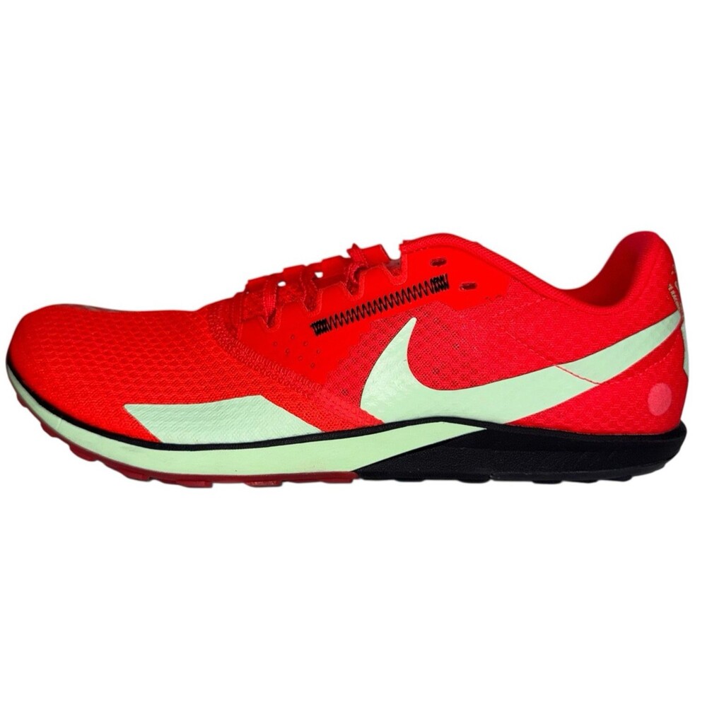 Nike Size 10.5 Running Shoes Sneakers Zoom Rival 6 Orange Green 12 Spikes NO KEY